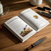Book Printer Custom Self Publishing Printing Service Softcover buku cerita Cookbook Menu Printing