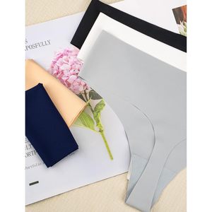 Lot de 5 culottes string noires pour femme, taille mi-haute, en Spandex et Nylon, anti-humidité, séchage rapide - Product Image 3