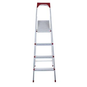 Modern 9+1 Step Galvanized Anti-Slip Folding Ladder 150 kg Capacity Straight Ladder Stable Multipurpose Use Home Work - Product Image 2