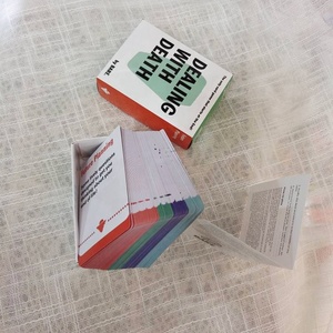 Jp170 Nhà Máy Cung Cấp Tùy Chỉnh Dành Cho Người Lớn Thẻ Trò Chơi In Ấn Sàn Với Hộp Nắp 105 Thẻ Gia Đình Sử Dụng Trên Đối phó Với Cái Chết - Product Image 2