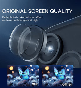 Qualité Originale <span class=keywords><strong>Application</strong></span> Facile Film de Protection d'Objectif d'Appareil Photo en Verre Trempé 3D Anti-Rayures 9H 0,3 mm Sans Bulles pour S26 - Product Image 5