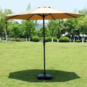 Sombrilla de Playa, Terraza o Jardín de Diseño Moderno con Manivela y Pilar Central, Personalizable con Logotipo Publicitario para Adultos - Product Image 1
