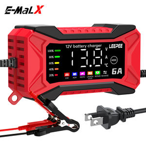 Pengisi Daya dan Penjaga Baterai Mobil dan Sepeda Motor OEM 12V6A Smart Pulse Repair - Product Image 4