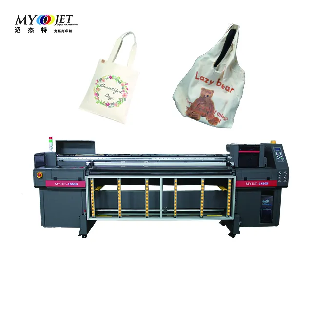 1.8M Uv Hybride Inkjet Printer Myjet I3200 Technologie G5/G6 Vooruitgang Naadloze Muur En Roll Printing Fabriek Hot Verkoop