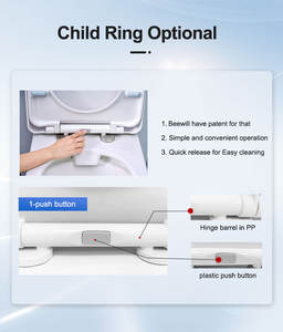 Cómodo plástico cierre suave niño <span class=keywords><strong>Wc</strong></span> <span class=keywords><strong>tapa</strong></span> Xiamen integrar niño y adulto asiento de inodoro para la familia - Product Image 4