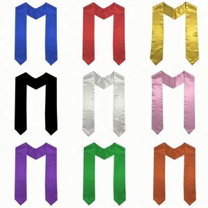 Venta al por mayor de fábrica, buena calidad, superventas, personalizada, naranja, poliéster, ecológica, estola de cuello para graduación con estampado de 6 colores - Product Image 6