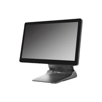 Terminaux de point de vente à base pliable ultra-mince, design compact, alliage d'aluminium durable, écran LCD 15,6 pouces, compatible Windows
