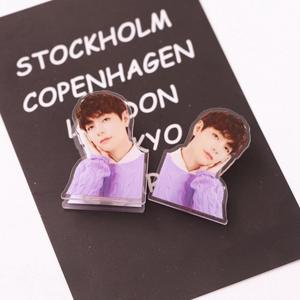 Bangtan-carpeta acrílica transparente para fotos de niños, productos de kpop, para JUNGKOOK <span class=keywords><strong>j</strong></span>-<span class=keywords><strong>hope</strong></span> JIMIN SUGA V JIN <span class=keywords><strong>RM</strong></span> - Product Image 2