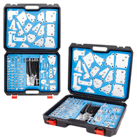 Kit d'adaptateurs en aluminium de haute qualité pour machine de rinçage de transmission automatique de voiture avec livraison rapide