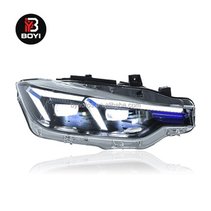 Faros Delanteros F30 para <span class=keywords><strong>BMW</strong></span> Serie 3 F35 2013-2018, Actualización LED con Luz Diurna, Faro Delantero para Parachoques, Conexión Directa - Product Image 2