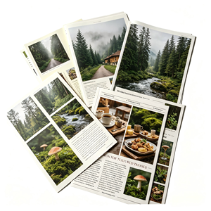 Servicio de Impresión de Libros con Imágenes y Texto Personalizados, Papel de Arte de Alto Brillo, Revista Impresa Exquisita para Exposiciones - Product Image 2