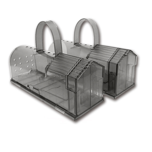 2 Pack ABS Plastic No Kill <strong>Mouse</strong> Trap Humane Smart <strong>Mice</strong> <strong>Cage</strong> <strong>for</strong> Big <strong>Mice</strong> Indoor <strong>for</strong> Kitchen Use Also Effective Mosquitoes Flies - Product Image 6