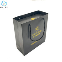 Boîte vidéo d'affichage de cadeau de caviar de luxe noir personnalisé avec écran lcd