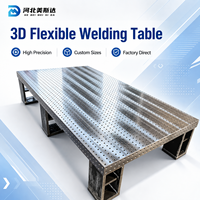 Nouvelle station de soudage 3D Hebeimeisida à serrage manuel, acier Q355, revêtement en nitrure, ouverture de 16/28 mm, dimensions personnalisables