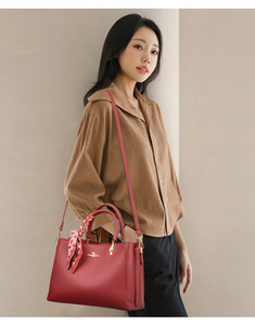 Nouveau Sac à Main Élégant Grande Capacité en Cuir PU Haut de Gamme pour Femme, Fermeture Éclair, Sac Bandoulière Fourre-tout pour Mamans d'Âge Moyen - Product Image 6