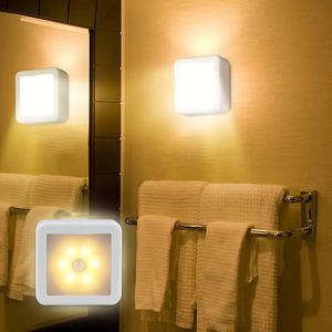 Wholesale LED <b>Night</b> <b>Light</b> Smart <b>Motion</b> <b>Sensor</b> Battery-powered Bedside Lamp Closet Bedroom Hallway Staircase Lighting - Product Image 1