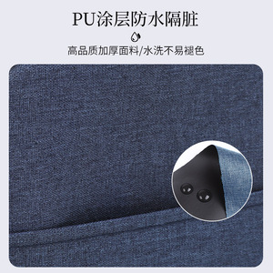Sac à lunch isotherme bleu marine double couche imperméable pour étudiant avec logo personnalisé, livraison directe d'usine - Product Image 2