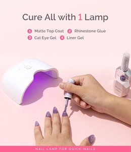 New Mini UV LED Nail Dryer Lamp with LCD Display 30/60S Timer Quick Curing Gel Polish USB Portable Manicure <b>Tool</b> - Product Image 5