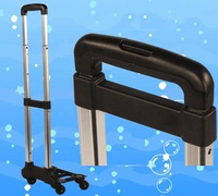 Poignée télescopique rétractable robuste de 100 kg, pièce de rechange classique pour valise à roulettes, accessoires de valise de transport, quincaillerie