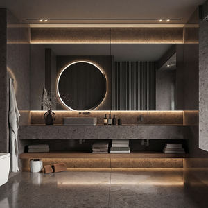 Runpin Morden <span class=keywords><strong>Carrar</strong></span> 18毫米厚抛光人造大理石大板 OEM ODM 工厂供应，用于室内装饰 - Product Image 1