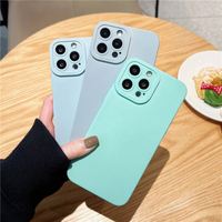 Vente flash 2023 - Nouvelle coque en silicone pour XIAOMI avec objectif d'appareil photo unique, coque de téléphone couleur bonbon pour REDMI 13 PRO/NOTE12PRO