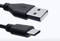 Kabel Pengisi Daya USB Tipe-C INNOPRO dengan Sakelar ON/OFF, Pengisian Cepat 3A, Pelindung Kepang, Jaket Nilon, Konduktor Tembaga Murni