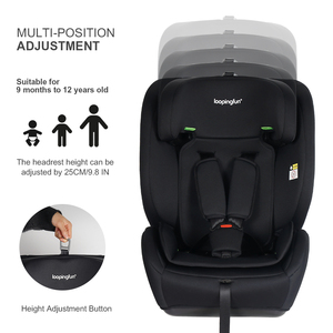 Siège auto bébé confort ECE R129 76-150 cm I-Size, <span class=keywords><strong>rehausseur</strong></span> pour enfant, <span class=keywords><strong>groupe</strong></span> <span class=keywords><strong>1</strong></span>/<span class=keywords><strong>2</strong></span>/<span class=keywords><strong>3</strong></span>, 9-36 kg, jusqu'à 12 ans - Product Image 2