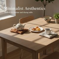Sous-verres carrés en lin de style japonais et américain, dessous de plat résistants à la chaleur, doux, anti-brûlure, résistants à la chaleur, directement de l'usine