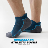 Chaussettes de sport respirantes en tricot, légères pour l'été, motif uni, chaussettes de course