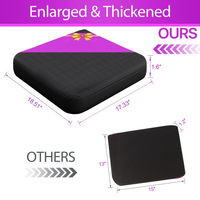 Coussin de siège ergonomique orthopédique personnalisable en TPE pour le fessier, soulageant le stress, avec gel rafraîchissant pour le coccyx, pour chaise de bureau et siège de voiture