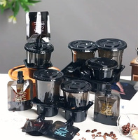 Sachet à bec verseur personnalisé de 30 ml et 50 ml, qualité alimentaire, transparent, pour café, boissons, vin, liquides, emballage