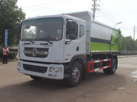 Camion poubelle à compression Dongfeng Duolika D9 avec châssis intégré