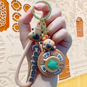 LLavero colgante de mochila escolar de silicona Kuromi de dibujos animados, llavero de coche de regalo pequeño para pareja bonita, modelo de China, Zhejiang, venta al por mayor - Product Image 6