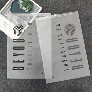 Nhãn Hiệu Riêng Rõ Ràng Matt Zip <span class=keywords><strong>Seal</strong></span> Túi/Eva Quần Áo Dây Kéo Túi/Vinyl <span class=keywords><strong>Pouch</strong></span> Với Dây Kéo Cho Gament - Product Image 2