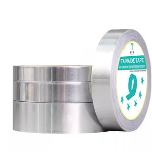 Ruban adhésif en aluminium pour l'étanchéité des systèmes CVC, résistant <span class=keywords><strong>à</strong></span> la chaleur 260°C, anti-humidité, forte adhérence, applications de masquage industriel, 0,05 mm - Product Image 4