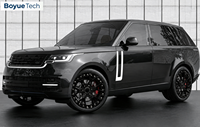 Jantes forgées en fibre de carbone marbrée véritable, finition noir brillant, multi PCD, pour pick-up, SUV, modification tout-terrain