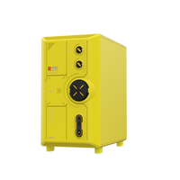 ALSEYE Computer Case RAMS 2.0(Yellow) M-ATX Yellow Color PC Case Gaming Case