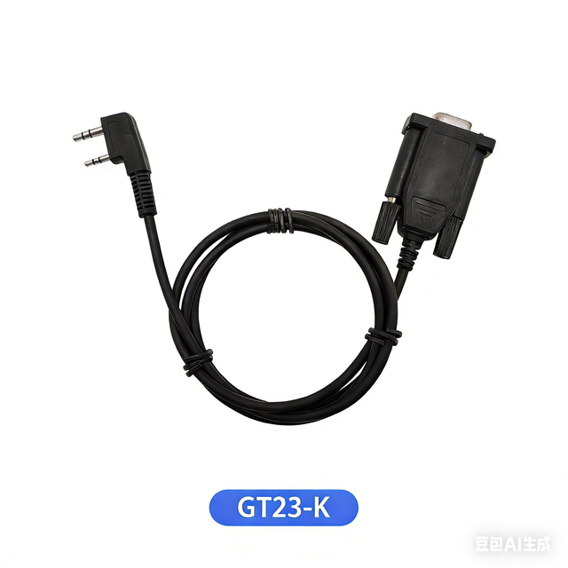 GT23-K TPE & Metal Two Way Radio Programming Cable  for Kenwook Baofeng Anytone TYT Wouxun QYT Belfone Puxing
