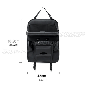 1/2PCS Universal Seat <b>Table</b> Portable Multifunctional <b>Car</b> Safety Seat Tray Food Drink Cellphone Holder Stowing Tidying Organizer - Product Image 3