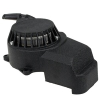HIAORS démarreur à traction en alliage noir avec volant d'inertie pour moteur 2 temps 47cc 49cc Mini Scooter enfants Dirt Bike Quad ATV