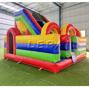 Vendita calda gonfiabile corsa ad ostacoli eventi noleggio oggetti gonfiabili giochi commerciali di rimbalzo casa corsa ad ostacoli per la vendita - Product Image 2