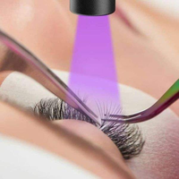 Colle pour extensions de cils UV LED, vente chaude, fabrication directe d'usine, OEM ODM, adaptée à l'eau, séchage rapide, colle liquide pour extensions de cils