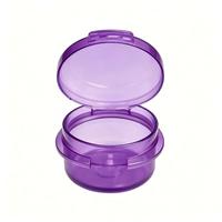 Pot en plastique à couvercle rabattable en polypropylène de 1g, 3g, 5g, 10g, couleur personnalisée, pour concentrés et pilules