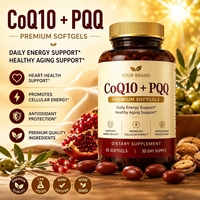 Capsules de Coenzyme Q10 à Biodisponibilité Améliorée pour l'Énergie, le Bien-être et le Sommeil des Adultes - Végétalien et Sans Gluten