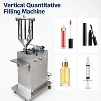 Machine de remplissage quantitative pneumatique verticale de haute précision pour liquides et pâtes cosmétiques