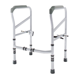 Foldable Toilet <b>Grab</b> <b>Bar</b> For Elderly And Disabled 150kg Load Capacity Safety Handrail With Footrest Modern Simple Design - Product Image 1