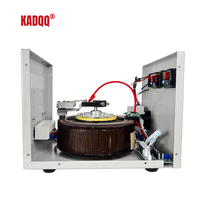 Estabilizador de Voltaje Monofásico de 5KVA con Control por Servomotor, Bobinado de Cobre, Salida de 220V, Amplio Rango de Entrada para Electrónica del Hogar y Oficina