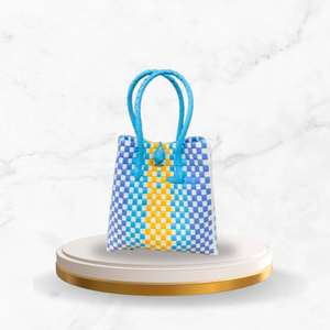 Elegant Women's Premium Woven <b>Tote</b> Handbags Adult Fashion Accessory Recycled <b>Plastic</b> Material Colorful Sembagi From Indonesia - Product Image 1