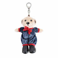 Porte-clés personnalisés OEM/ODM de 1 à 15 cm, série animale, en PVC souple, mignons, en peluche, jouets en coton, pendentifs, cadeaux de voyage, souvenirs, vente en gros