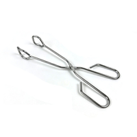 Pince de cuisine en acier inoxydable DaS, résistante à la chaleur, pour barbecue, charbon de bois et cuisson
